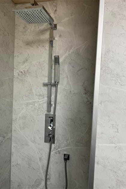 New shower fitted in Prenton
